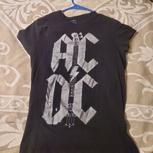 AC/DC Black Graphic T-Shirt
